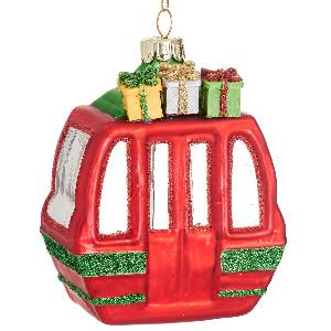 Cable Car Shaped Bauble