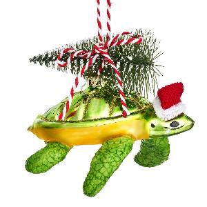 Christmas Turtle Bauble