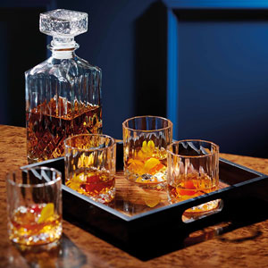 Cut Glass Decanter Set