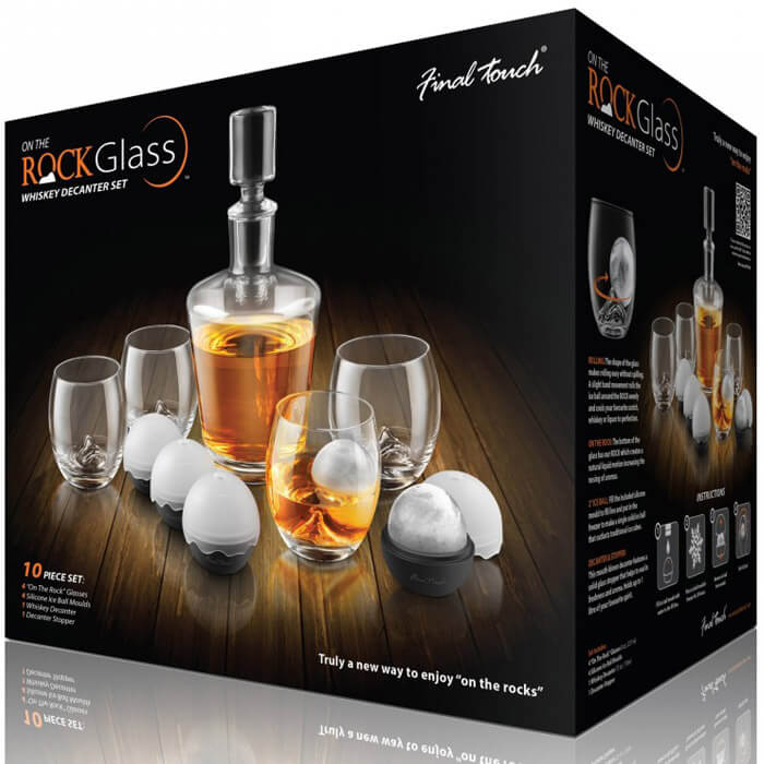 On The Rock Glass Decanter Set