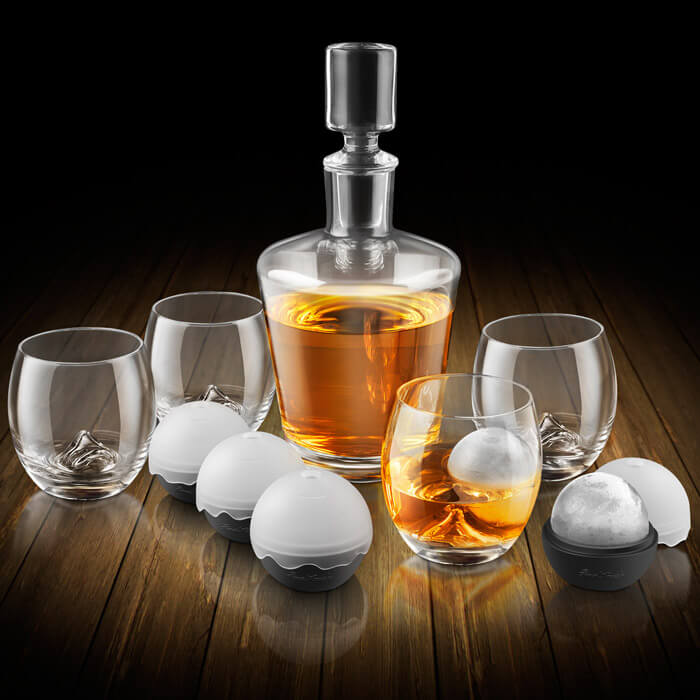On The Rock Glass Decanter Set