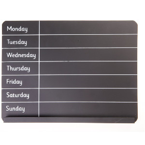 Weekly Planner Chalkboard