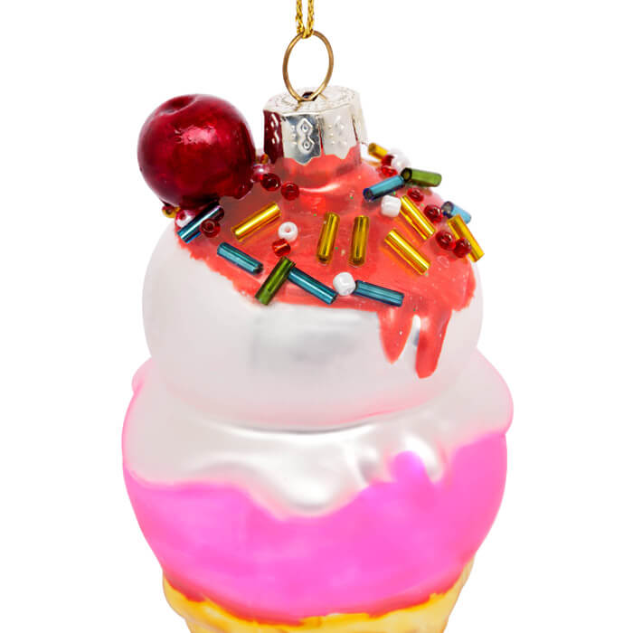 Festive Ornament Ice Cream