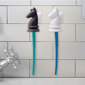 Knight Toothbrush Hanger